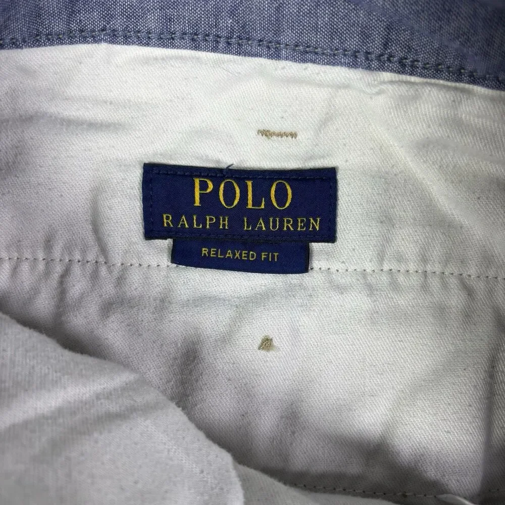 Polo Ralph Lauren Shorts Mens 38 Relaxed Fit Beige Preppy Golf Summer Beach